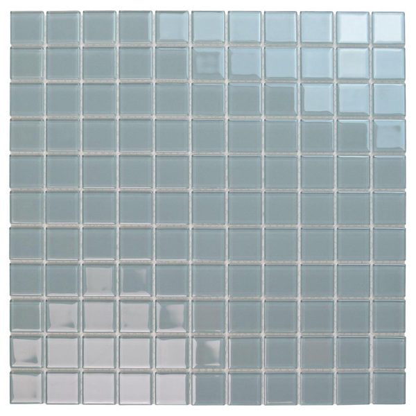 Glacier Gray 1X1 Polished Glass Tile Sale - Image 2