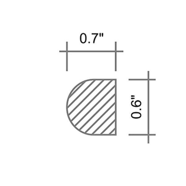 Thassos White Marble Pencil Liner Polished on Sale - Image 4