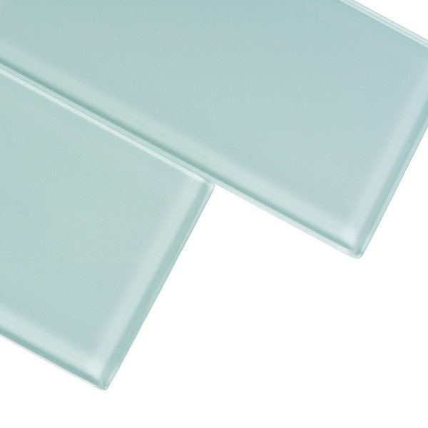 Glacier Breeze 3X12 Polished Glass Tile For Cheap - Image 4