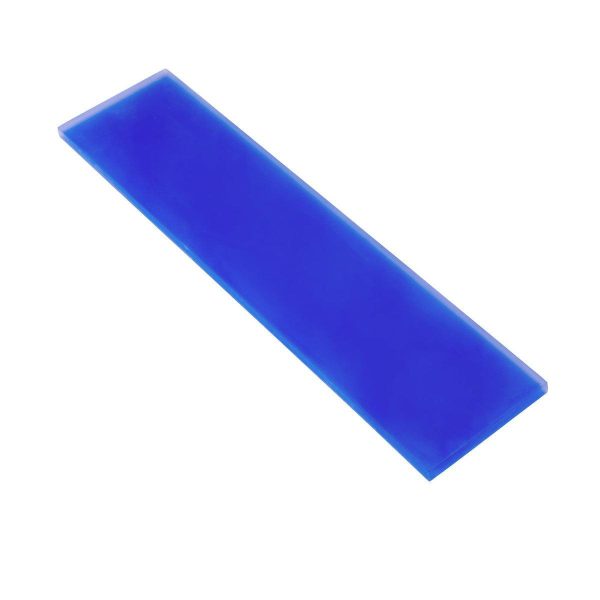 Glacier Cobalt Blue 3X12 Frosted Glass Tile on Sale - Image 5